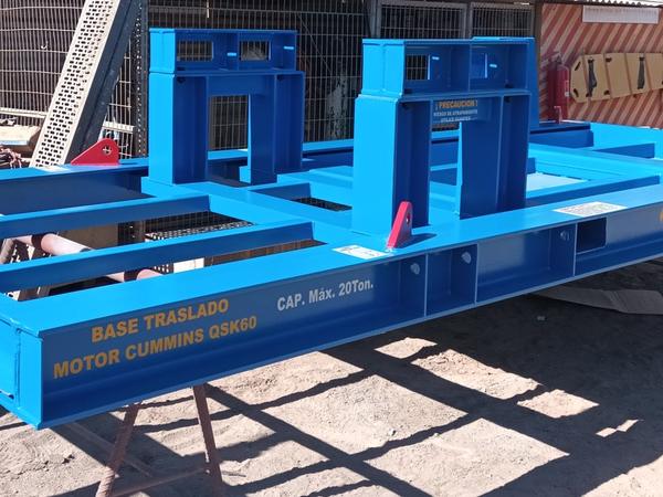 Base de traslado de motor Cummins QSK60