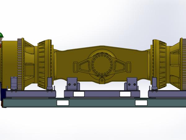 Soporte de manga trasera CAT 994